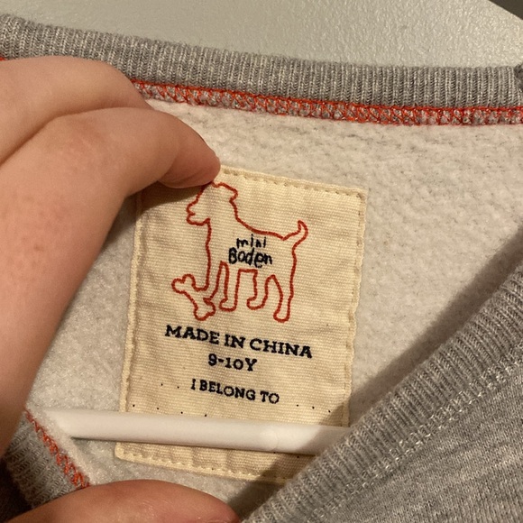 Mini Boden | Cat & Dog Lifeboat Sweatshirt - Picture 4 of 7